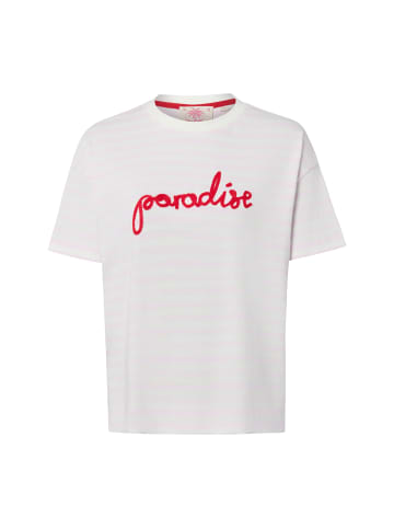 Marie Lund T-Shirt in flieder weiß