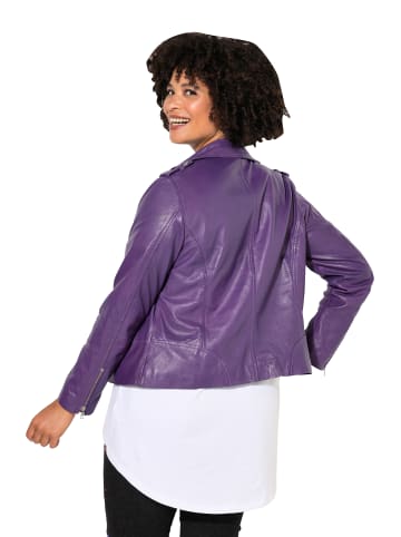 Angel of Style Lederjacke in violett