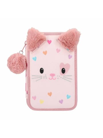 Depesche 2-Fach Federtasche KITTY LOVE Princess Mimi 19 x 12 x 5,5 cm in rosa