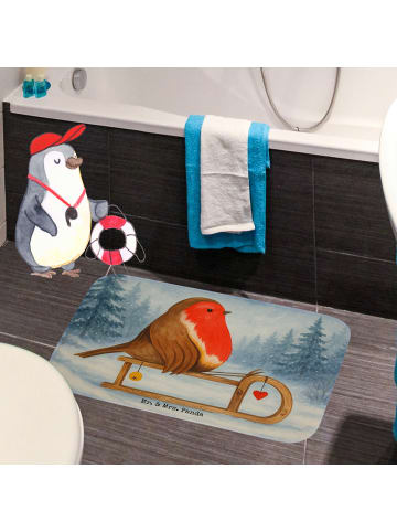 Mr. & Mrs. Panda Badvorleger Rotkehlchen Schlitten Design ohne S... in Weiß