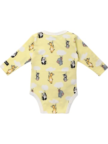 Villervalla Langarmbody Tiere in grau