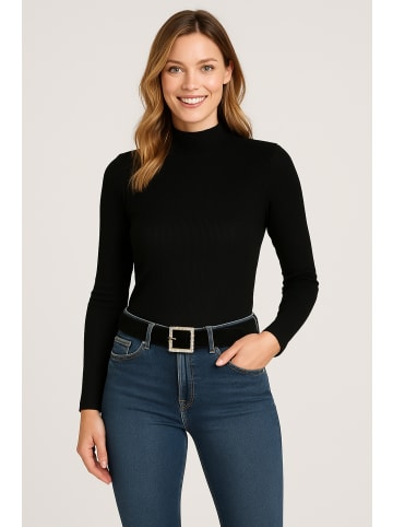 collezione alessandro Ledergürtel " Blingy " in schwarz