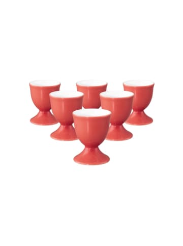Seltmann Weiden 6er Set Eierbecher Liberty Pure Colors in ø 4,9 cm in Flamingo Red
