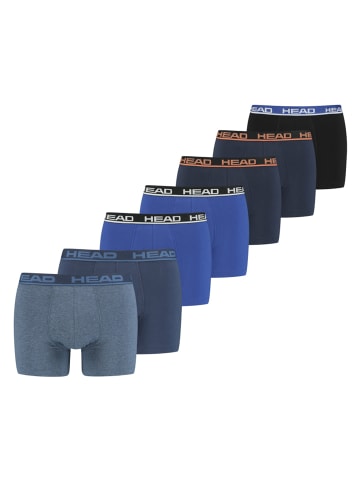 HEAD Boxershorts Head Basic Boxer 7P Ecom in Blue Combo