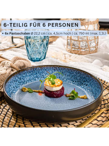 Sänger Pastaschalen Set Aruba - 6 teilig aus Steingut