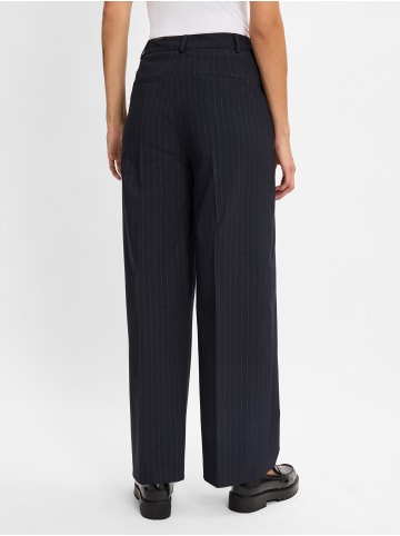 comma Stoffhose in marine silber - 0001