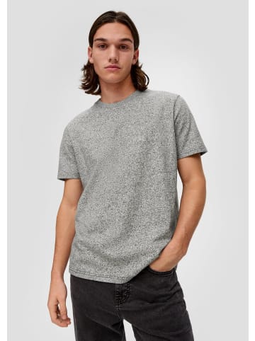 QS T-Shirt in 9400_grau meliert