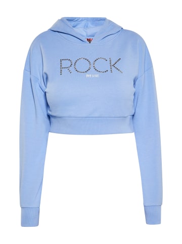 myMo ROCKS Damen Hoodie in BLAU