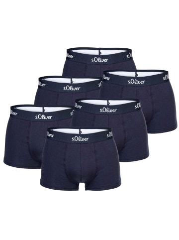 S. Oliver Boxershort 6er Pack in Marine