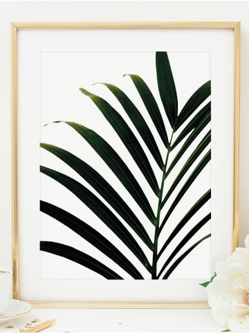 Tales by Jen Poster / Kunstdruck "Green Palm Leaf" I Ohne Rahmen