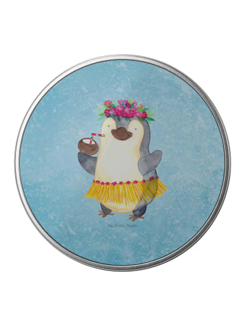 Mr. & Mrs. Panda Erinnerungsbox Pinguin Kokosnuss ohne Spruch in Eisblau