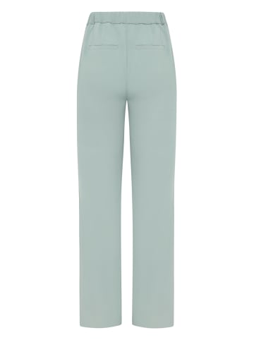 Zero  Stoffhose mit Schlitz vorn in Silver Blue