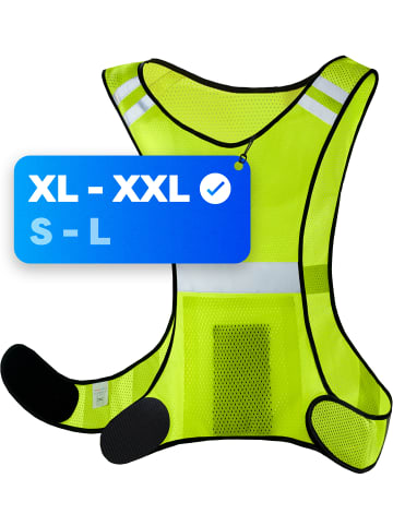 Prowiste Reflektierende Fahrradweste - Laufweste Damen & Herren - Warnweste