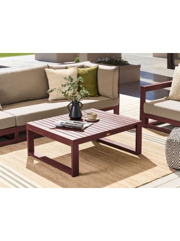 Beliani Couchtisch TIMOR in Braun - (W) 75 x (H) 35 x (L) 90 cm