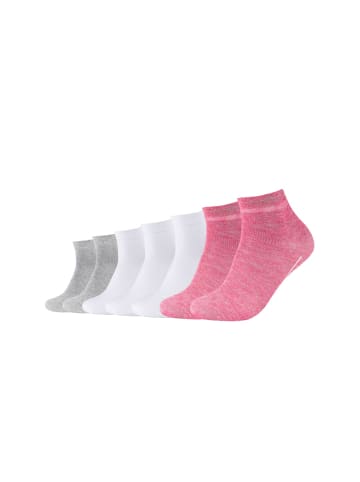 camano Kurzsocken 7er Pack ca-soft in pink melange