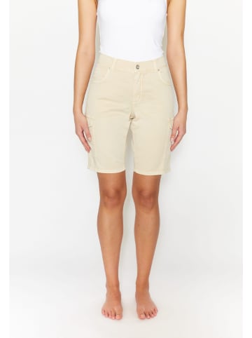 ANGELS  Cargoshorts Hose Gianna Cargo mit Cargotaschen in hellbeige