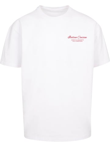 Merchcode T-Shirt "Al Dente Per Favore Tee" in Weiß