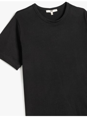 KOTON TSHIRT SS BSC in Schwarz