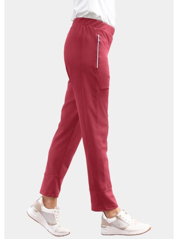 GOLDNER Joggpant 7/8 Jersey-Stretch in rot