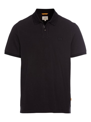 Camel Active Halbarm Poloshirt aus reiner Baumwolle in Asphalt