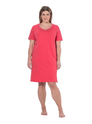 Ulla Popken Nachthemd in fuchsiarot