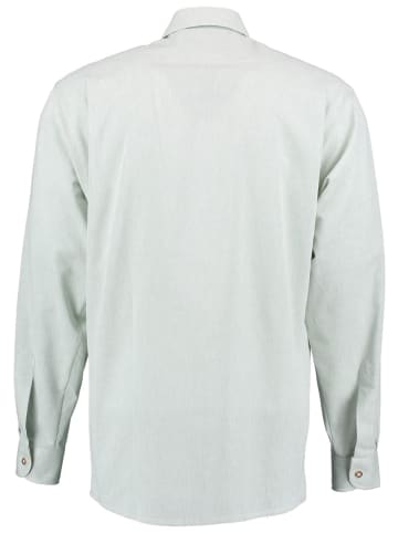 OS-Trachten Trachtenhemd Babuzi in mittelgrün