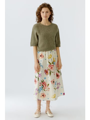 Oui Pullover in green garden