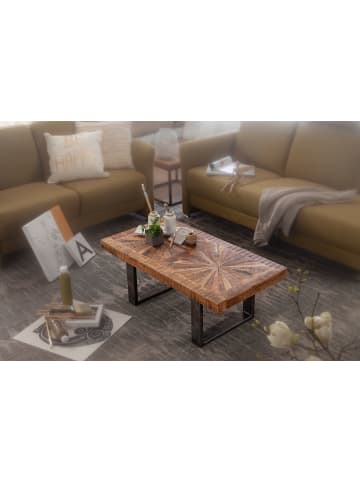 FineBuy Couchtisch in Braun / Mango / 55x105x40