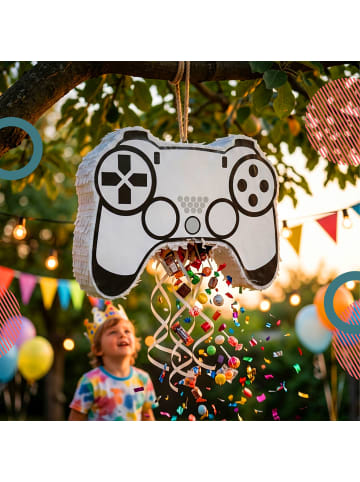 relaxdays 3-tlg. Pinata Set "Controller" in Weiß