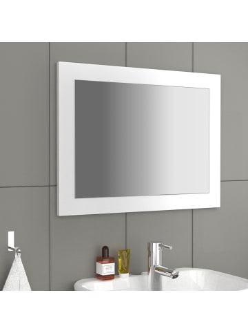 VCM  Spiegel Badspiegel Wandspiegel Malira in Weiß