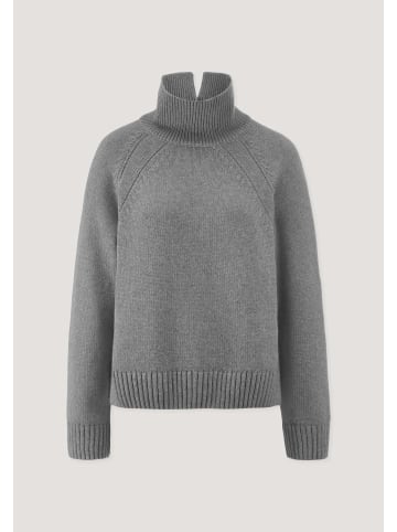 Hessnatur Strick Pullover in grau