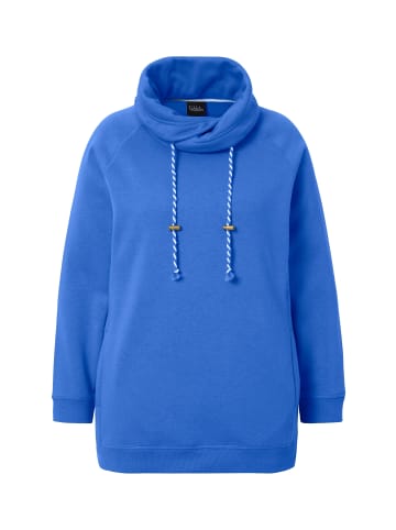 Ulla Popken Sweatshirt in pfauenblau