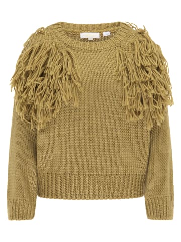 usha FESTIVAL Damen Pullover in Grün Oliv