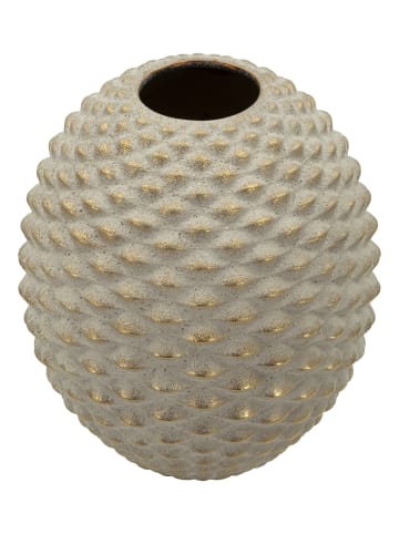 Mauro Ferretti Beige Keramikvase Ø 29,5 x 36 cm