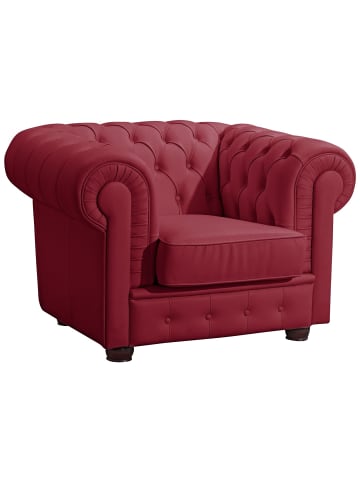 others SESSEL Kalea Bezug pigmentiertes Nappaleder Buche nussbaum dunkel / rot