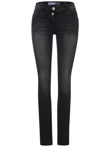 Cecil Loose Fit Jeans in Schwarz