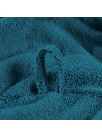 Erwin Müller Frottier Unisex-Bademantel lang Friedrichshafen in petrol