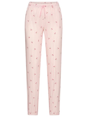 Vivance Active Pyjamahose in rosa gestreift