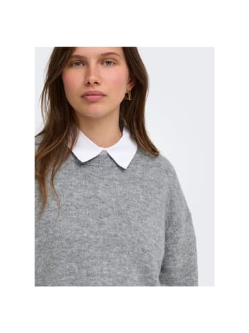 ONLY Pullover in Medium Grey Melange