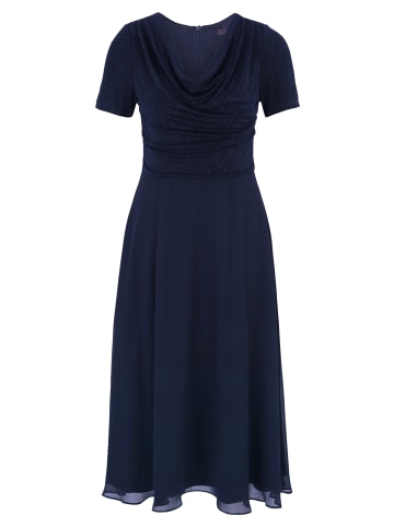 Vera Mont Cocktailkleid im Glitzer-Look in Patch Dark Blue/Dark Blue