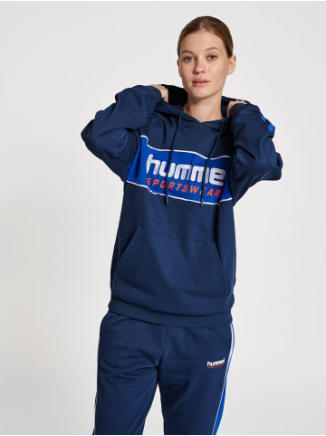 Hummel Verstellbare Taille Kapuzenpullover Hmllgc Julian Erwachsene in DRESS BLUES