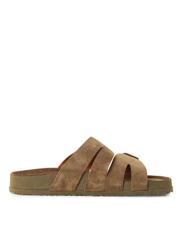 Tamaris Pantolette in oliv