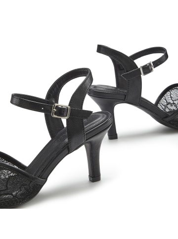 LASCANA Sandalette in schwarz