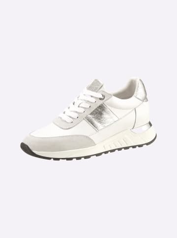 Heine Sneaker in weiß-silberfarben