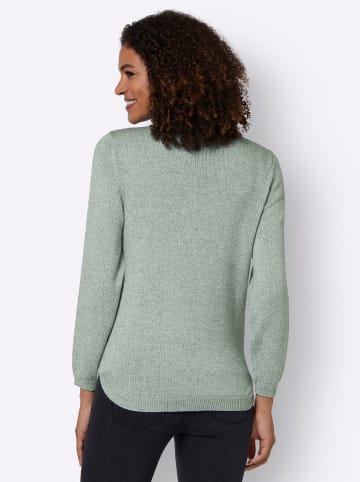 WITT WEIDEN Pullover in jade-kalkmint-meliert