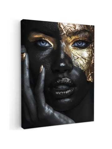 MuchoWow Leinwand bilder Blau