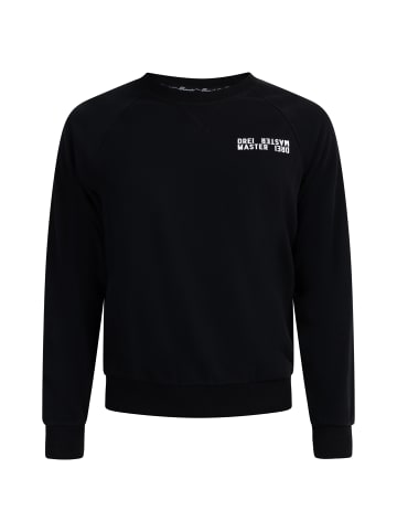 DreiMaster Maritim Sweatshirt Mit Rundhals in Schwarz