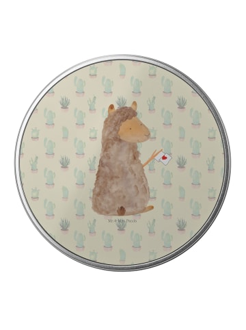 Mr. & Mrs. Panda Erinnerungsbox Alpaka Fahne ohne Spruch in Kaktus Grün