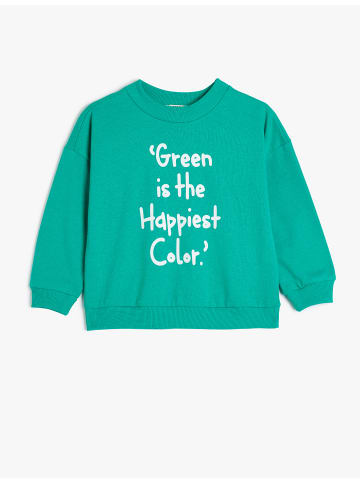 KOTON Sweatshirt in Grün