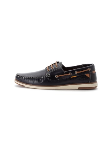 Camel Active Bootschuhe aus Leder in Dunkelblau